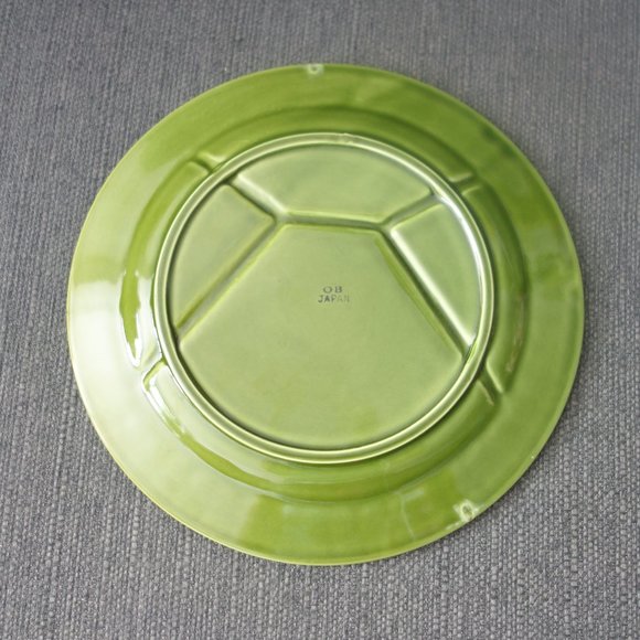 Green OB Japan Ceramic Plate - Picture 2 of 7